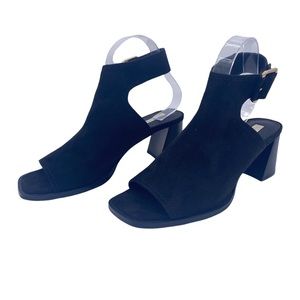 Top shop black heeled sandal 9 39